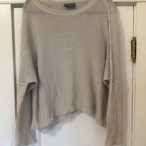 Wooden Ships Cream Knit Sweater